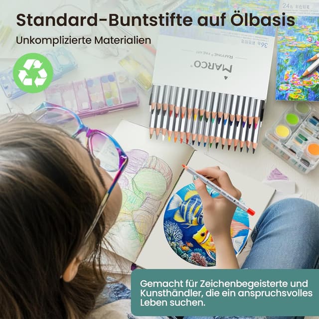 Thumbnail 4 de Marco 7120 Buntstifte 72 wasserlöslich