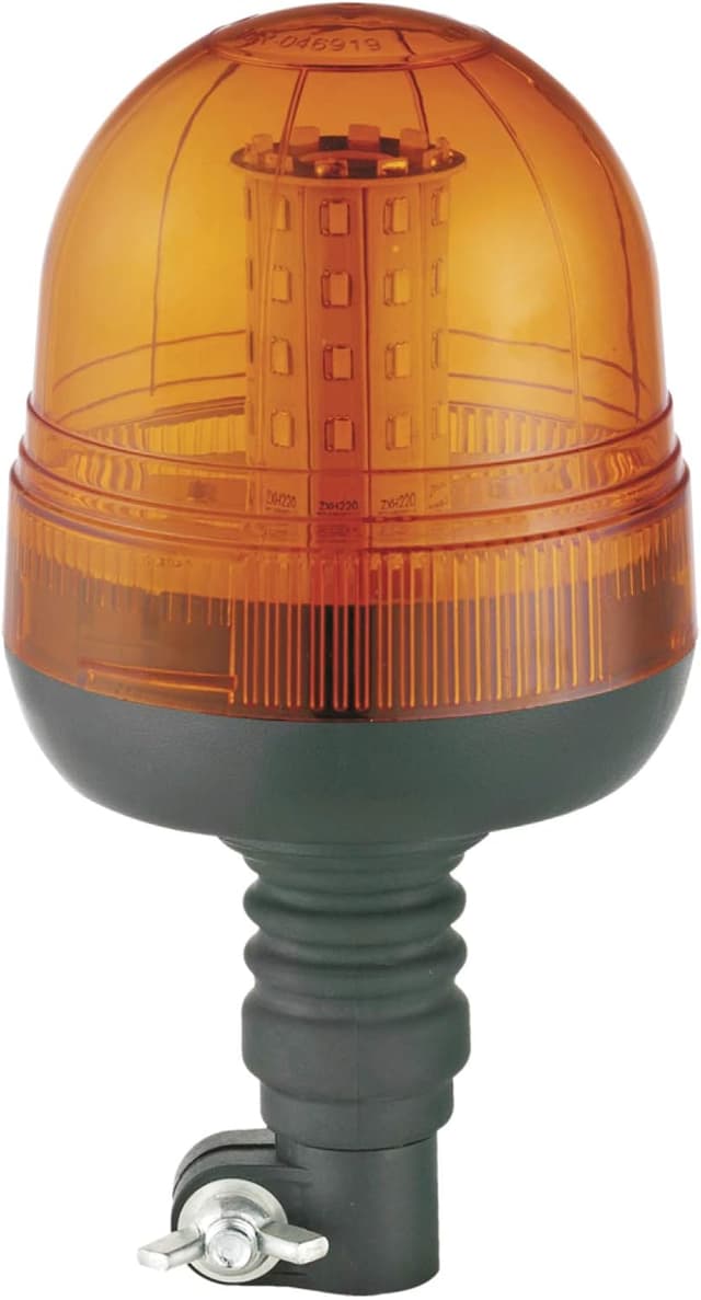 Detalle de Ryme Automotive LED gyrophare orange à base magnétique, signalisation 12/24 V (9–30 V) avec 3 modes