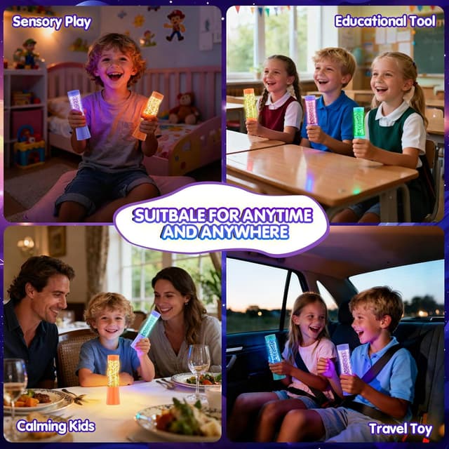 Detalle 2 de CS COSDDI 3-Pack Sensory Lights for Autism