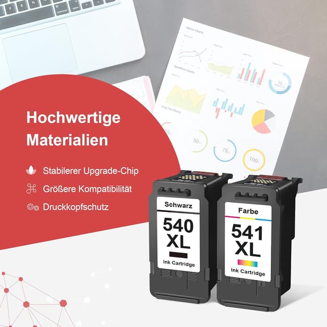 Detalle 2 de CanPick 540XL 541XL 2er-Pack Druckerpatronen 🖨