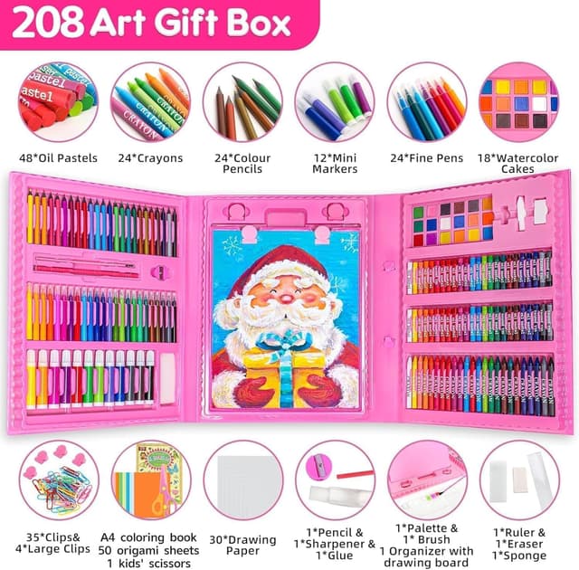 Detalle 2 de PENCCOR Premium Malset Deluxe 208-teilig