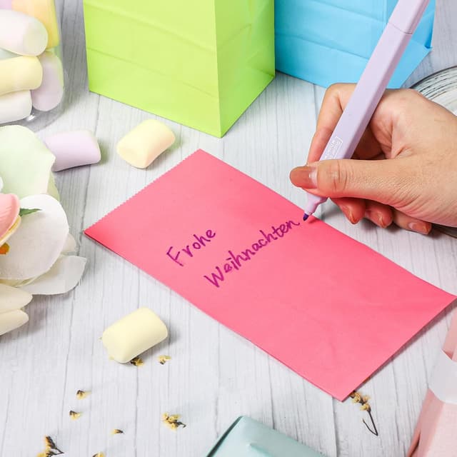 Detalle 2 de Papiertüten 50 Stück 18 x 9 x 5,5 cm