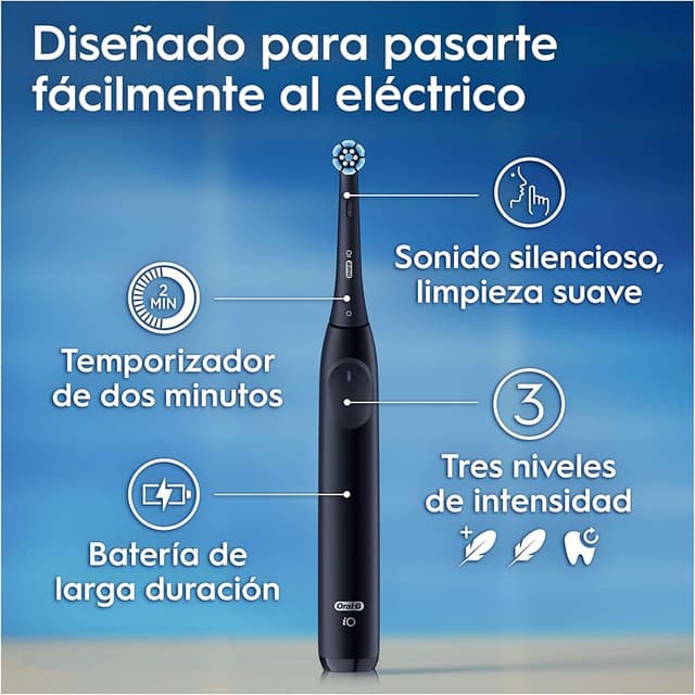 Thumbnail 6 de Oral-B iO 2 Cepillo Eléctrico Negro con 3 Modos 🦷