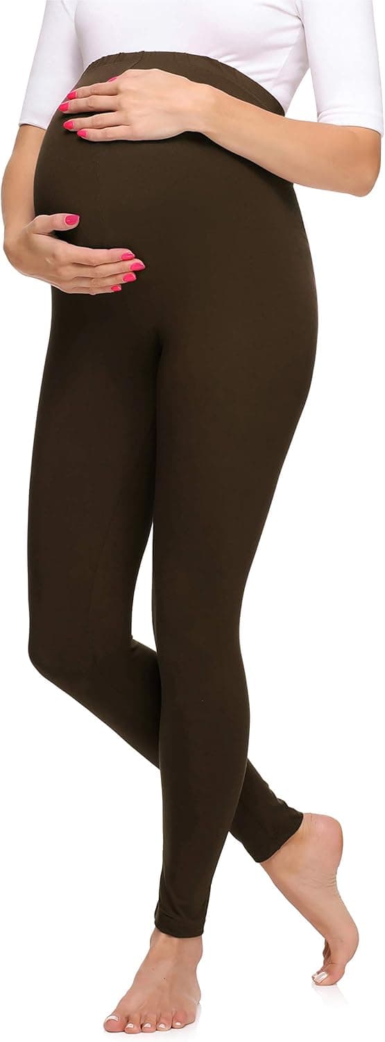 Detalle de Merry Style Damen lange Umstandsleggings aus Viskose MS10-297