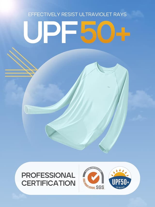 Detalle 2 de IUGA Rash Guard UPF 50+ Long Sleeve