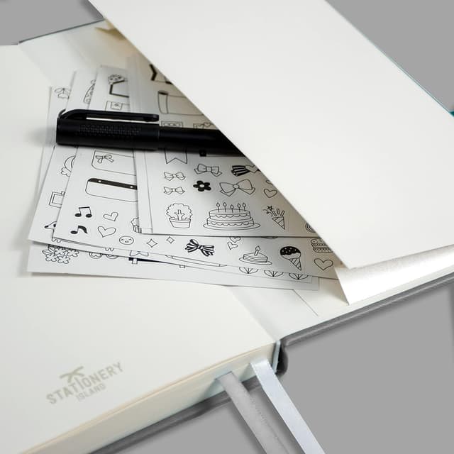 Thumbnail 6 de STATIONERY ISLAND A5 Bullet Dotted Journal (Hardcover, 180 pages, 120gsm) — Slate Grey