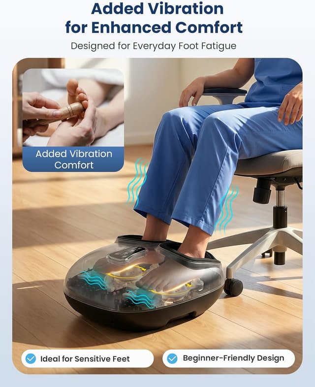 Thumbnail 4 de COMFIER Shiatsu Foot Massager with Heat, Vibration, Rolling Compression ⚙