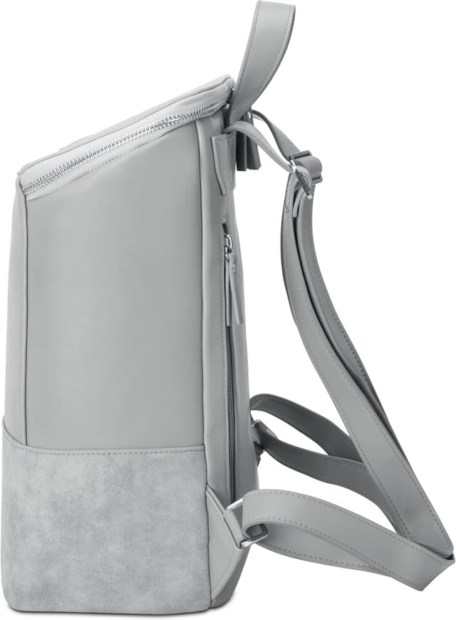 Detalle de Expatrié Damen-Rucksack „Malou“ – kleiner Leder-Cityrucksack für Uni, Business & Alltag (9 Liter, wasserabweisend)