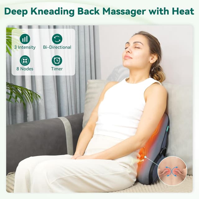 Thumbnail 1 de Snailax Coussin lombaire ergonomique 3 intensités