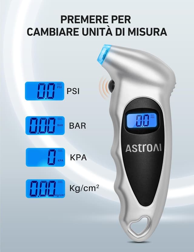 Thumbnail 2 de AstroAI Tire Pressure Gauge 0-150 PSI