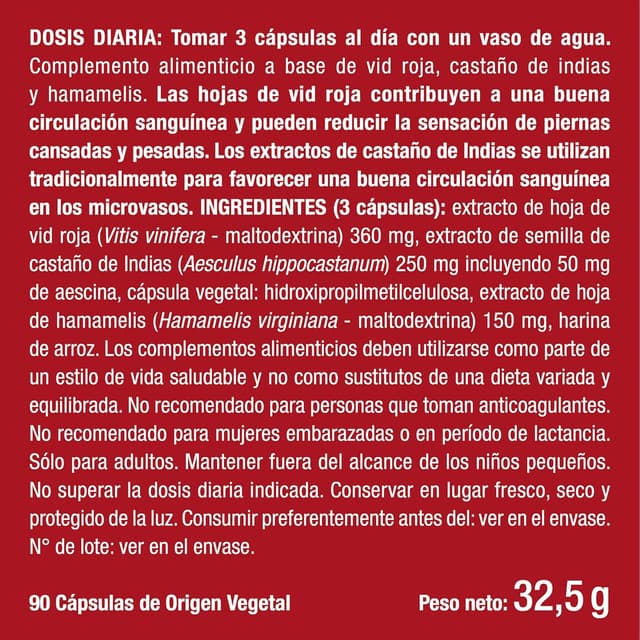 Thumbnail 6 de Nutrimea Complejo Circulación 🌿 Alivio Natural para Piernas Cansadas