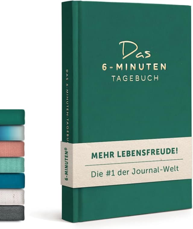 Detalle de 6-Minuten® Tagebuch für Erwachsene 2026 (Das Original) von UrBestSelf – Dankbarkeit, Achtsamkeit & Resilienz