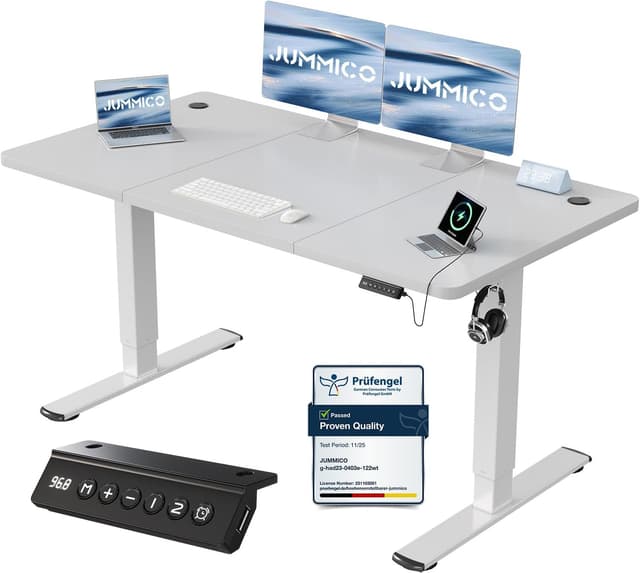 Thumbnail 6 de JUMMICO Scrivania Regolabile 160x70 cm