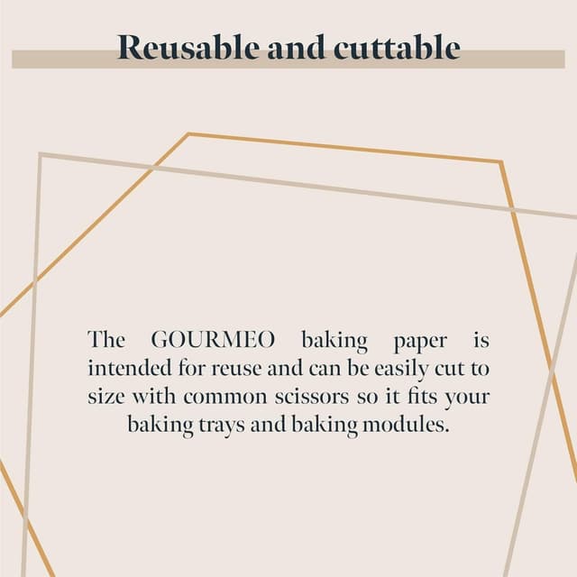 Thumbnail 4 de GOURMEO Reusable Baking Sheet Set of 7 32x46cm š