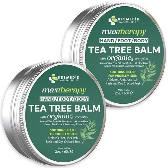 Thumbnail 6 de KESMEDIK Tea Tree Oil Balm (2-Pack) for Itching, Rashes, Athlete’s Foot, Jock Itch & Dry Skin