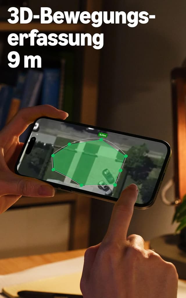 Detalle de Ring Außenkamera Pro mit Netzstecker (Outdoor Camera Pro, neueste Generation) – Retinal 4K & 10x-Zoom