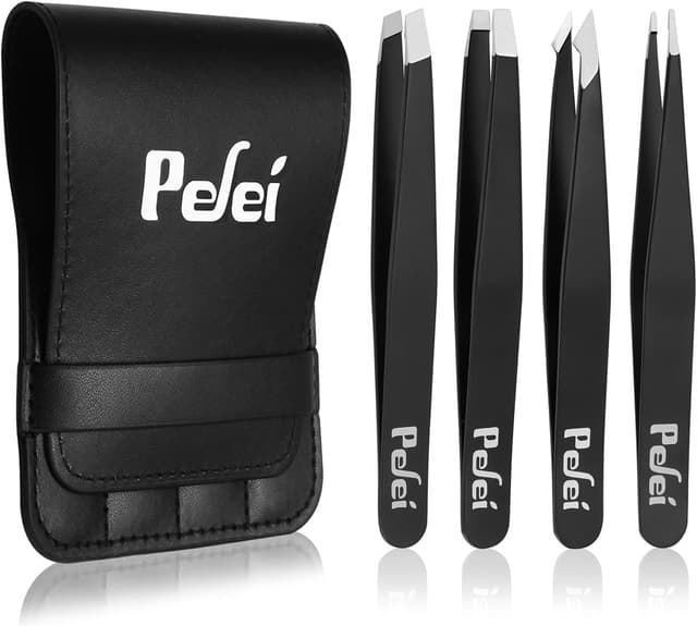 Detalle de Pefei Tweezers Set Professional precision tweezers
