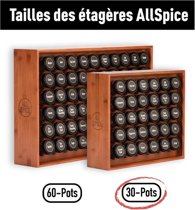 Thumbnail 4 de AllSpice Meuble à épices 30 pots 🧂