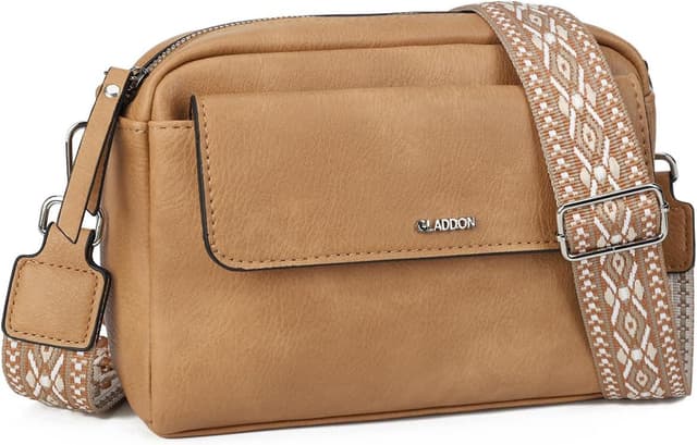 Detalle de Gladdon sac bandoulière femme en cuir PU léger imperméable avec bandoulière amovible