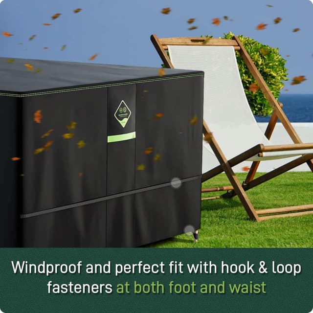 Thumbnail 5 de AWNIC Garden Furniture Covers 190×190×71cm, Waterproof Square Cover