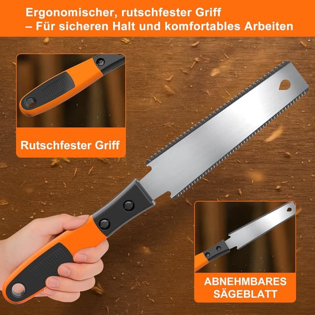 Thumbnail 4 de Hand Saw Japanese Small Double Tooth Handsaw