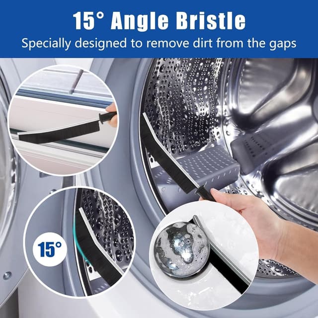 Detalle 1 de Feather Duster 7-piece extendable, bendable, washable cobweb brush kit (up to 100 inches) – Grey