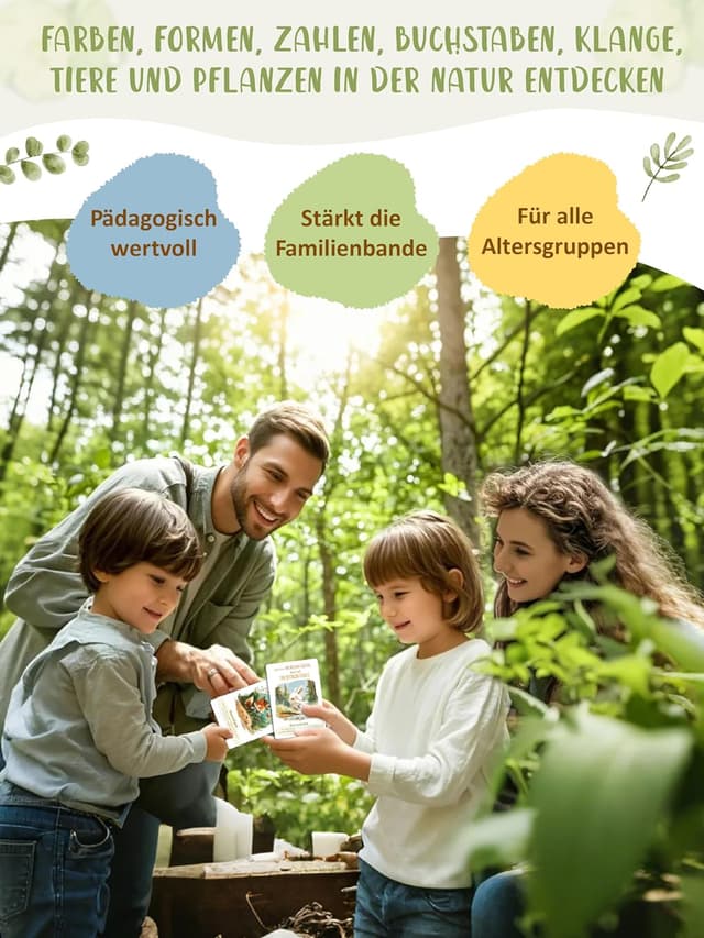 Detalle de Legezon 50 Entdeckerkarten Kinder für draußen