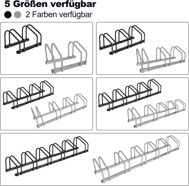 Thumbnail 5 de Joparri Cavalletto da bicicletta per 6 biciclette 35–55 mm