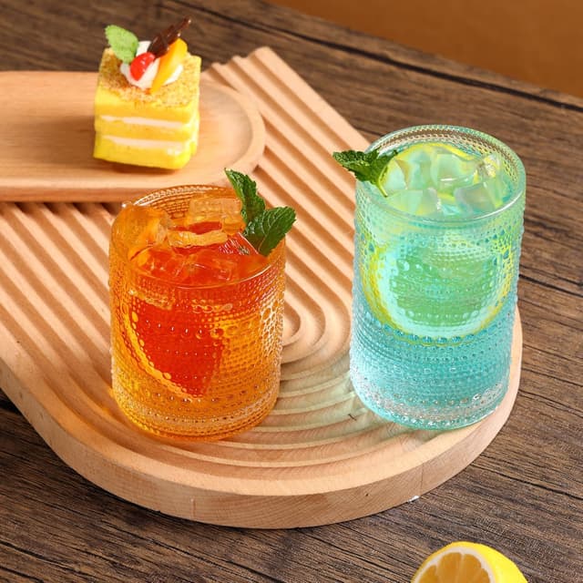 Thumbnail 6 de Moretoes Hobnail Glasses Set of 12 12 Oz