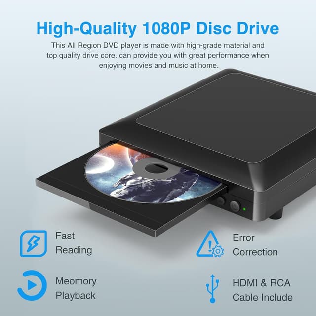 Thumbnail 4 de Ceihoit DVD Player 1080p