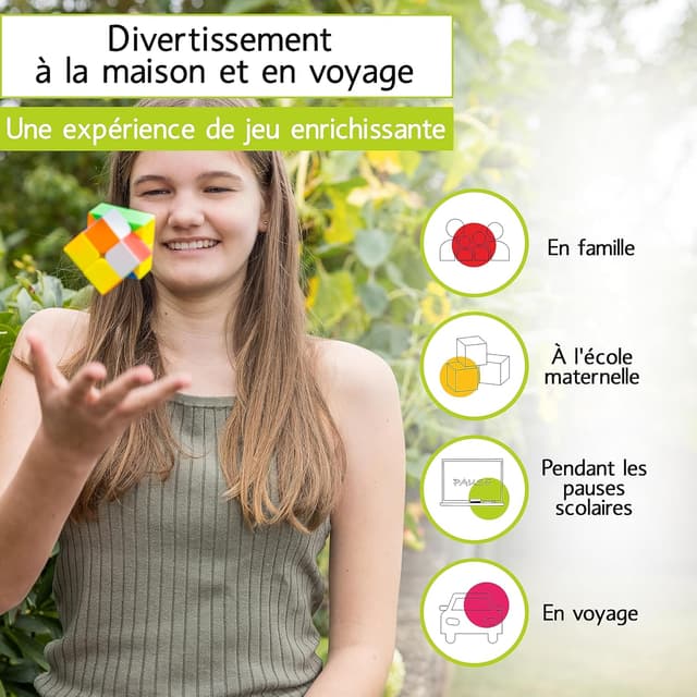 Thumbnail 2 de Cubidi Cube Magique 2x2 Sydney Carbon