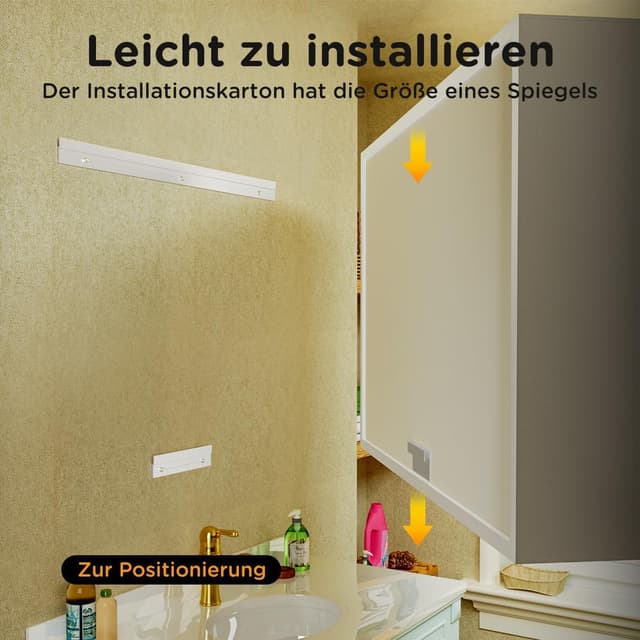 Detalle 2 de Spiegelschrank LED 80x60 für das Bad