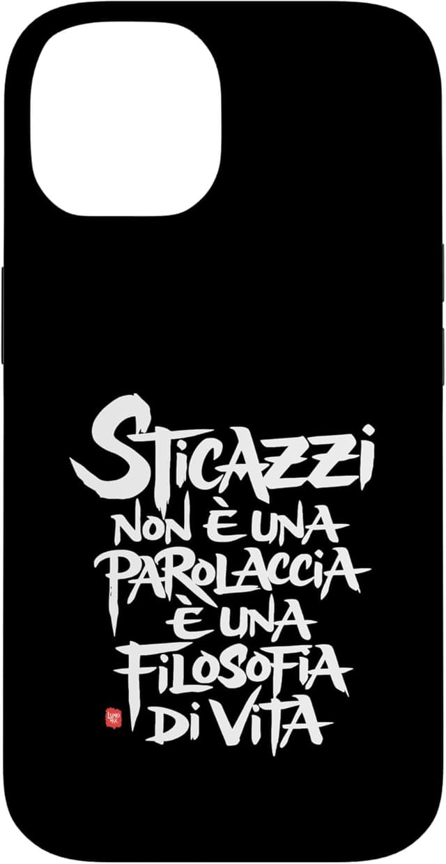 Detalle 2 de Cover per iPhone 15 con scritta Sticazzi