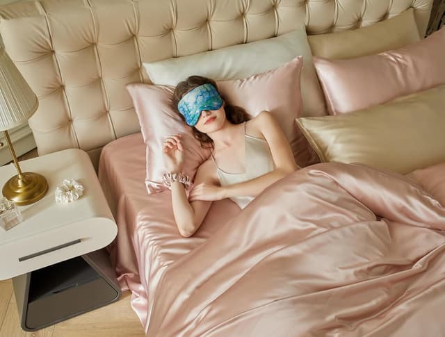 Imagen de townssilk antifaz para dormir de seda 100% en OfertitasTOP