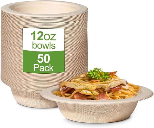 Thumbnail 6 de GREENESAGE 16oz Sugarcane Bowls Eco-friendly