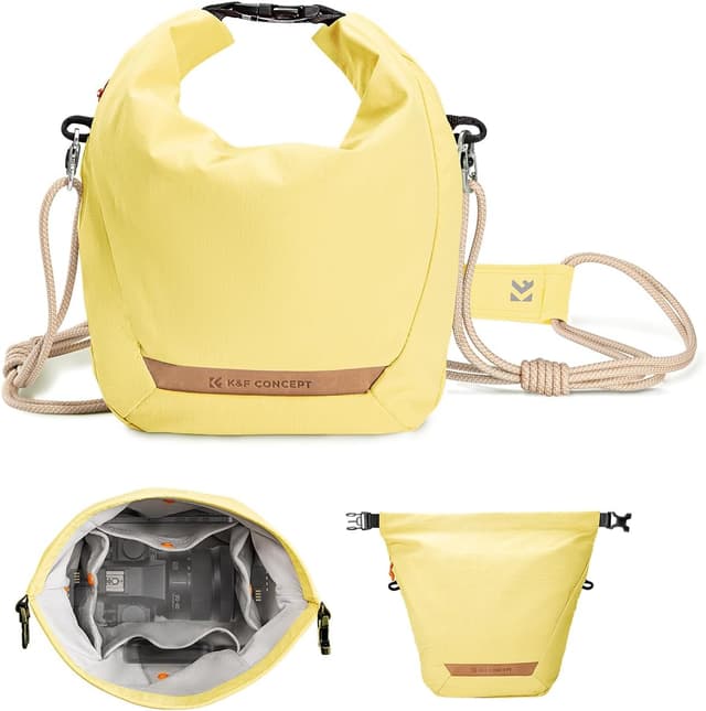 Detalle de K&F CONCEPT Small camera sling bag for street photography