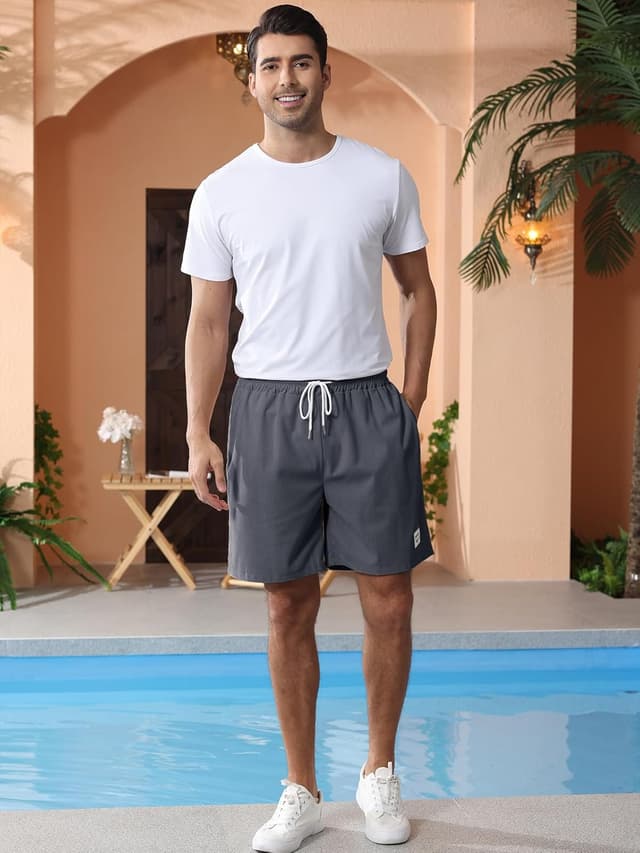 Detalle de Kurze Hose Herren Corduroy Shorts Sommer