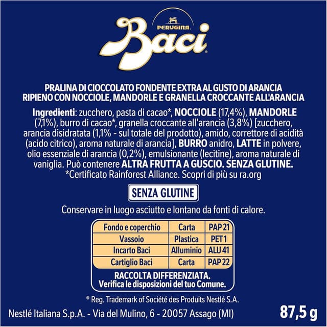 Thumbnail 1 de BACIPERUGINA Crystal 87,5g Cioccolatini fondenti 🍫