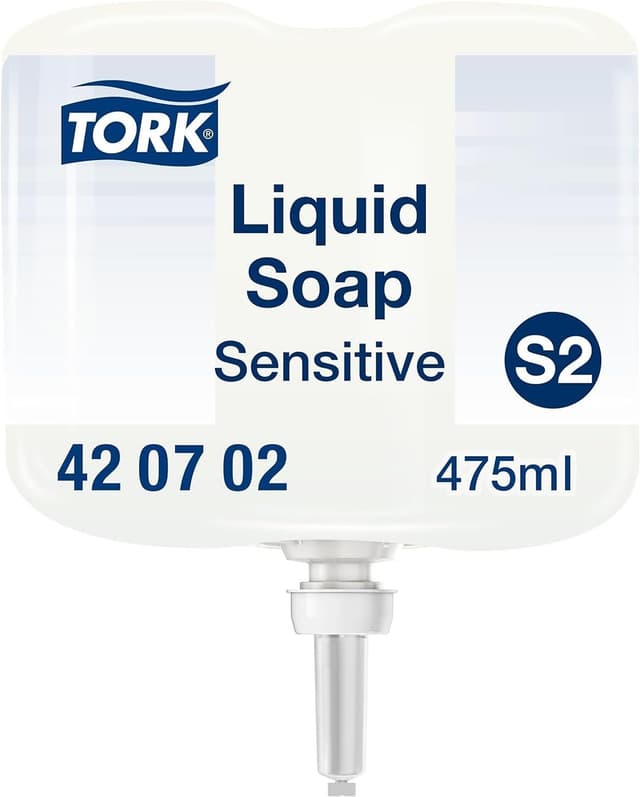 Detalle de Tork mini Savon liquide mains Peaux sensibles S2 475 ml (420702) sans parfum