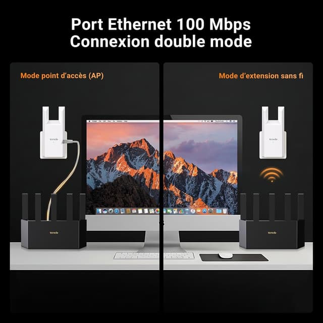 Thumbnail 2 de Tenda A9 Répéteur WiFi N300