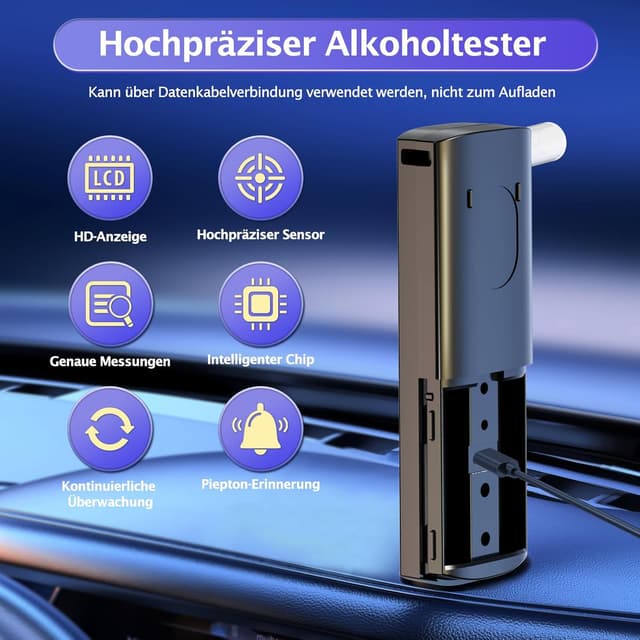 Thumbnail 3 de Alcoholímetro portátil homologado 11 boquillas