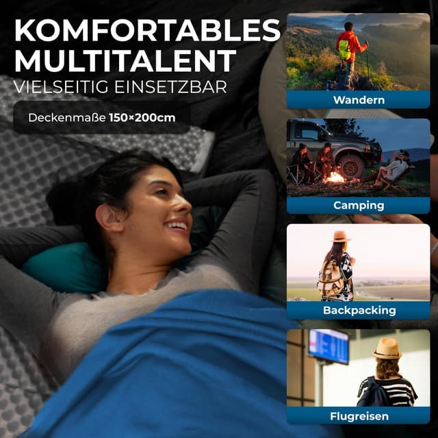 Detalle 2 de STYNGARD Reisedecke Copenhagen 150 x 200 cm