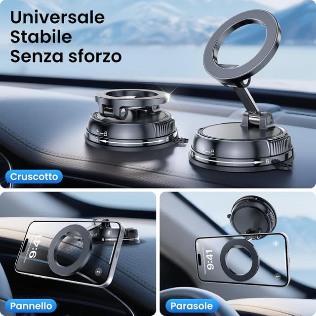 Thumbnail 5 de GizmoVine Porta cellulare auto magnetico 35 kg