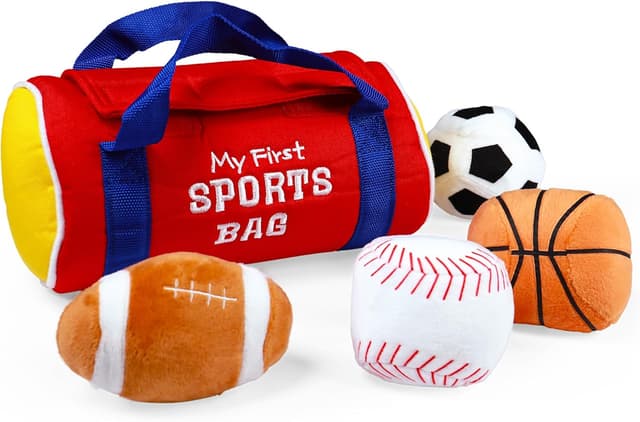 Detalle 1 de GUND My First Sports Bag Plush Playset 8