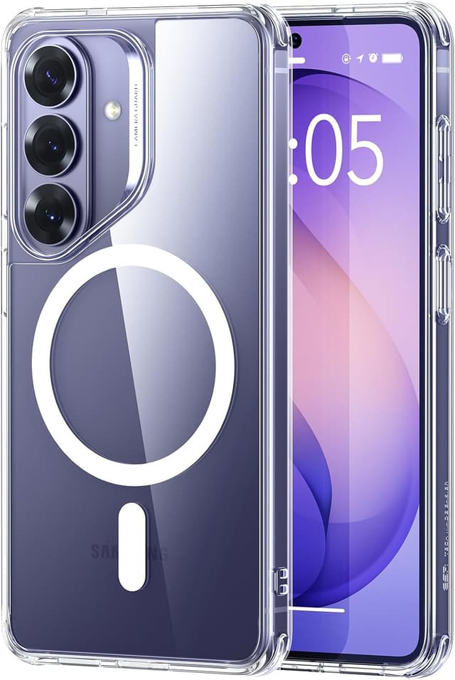 Detalle de ESR Classic Hybrid MagSafe Case for Samsung Galaxy S26 (clear) – military-grade drop protection