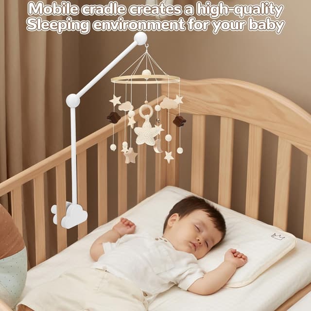 Thumbnail 6 de Farerkass Mobile Halterung Holz für Babybett