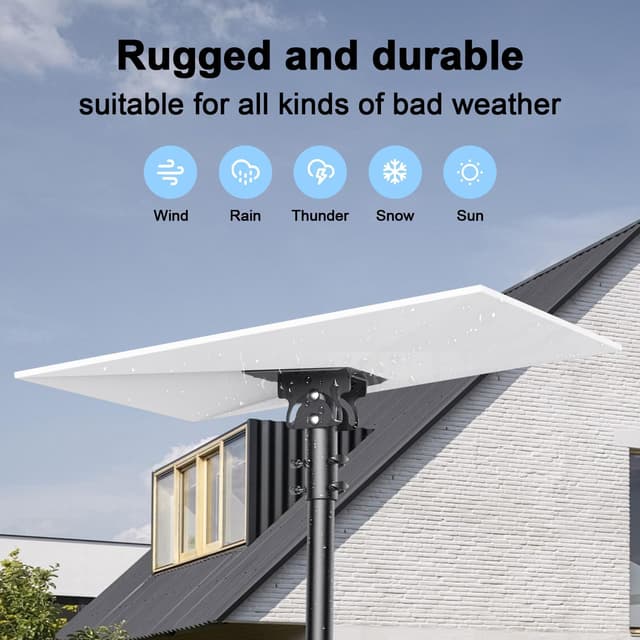 Detalle 1 de Starlink Gen 3 Mount (Pole Mounting Kit) for Standard Dish V3, Black