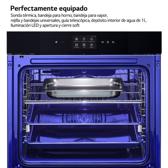 Detalle 2 de Horno LG Instaview multifunción con vapor y freidora 🍽