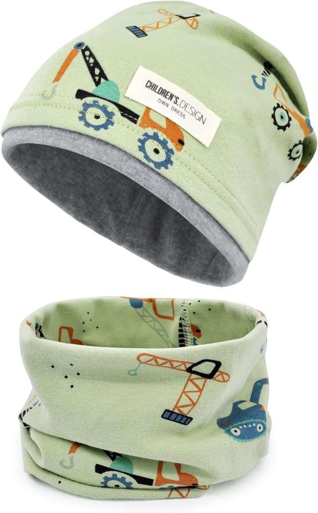 Imagen de beifon Beanie Mütze & Loop Schal Set en OfertitasTOP