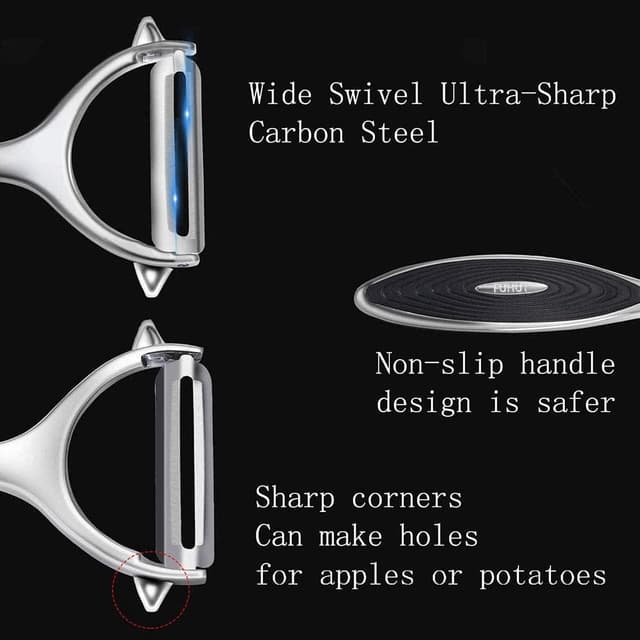 Detalle 2 de FUHUY Vegetable Peeler 2PCS stainless steel
